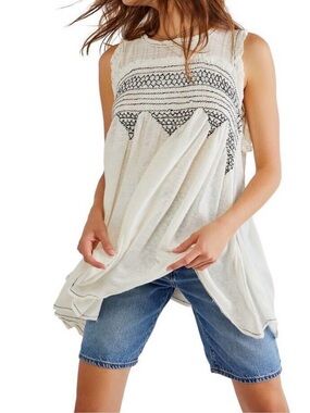 Free People NWT Sea Breeze Tunic size large